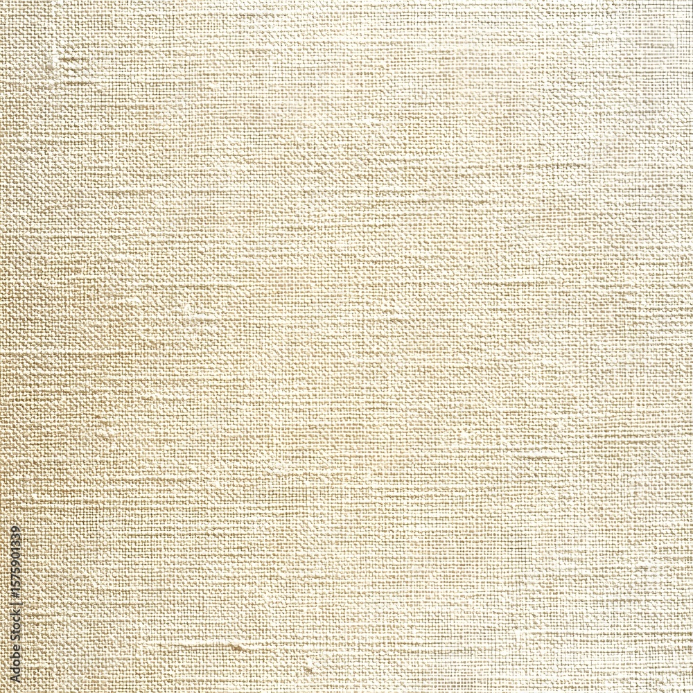 Fototapeta premium Cream Beige Linen Texture Background Seamless Pattern Fabric