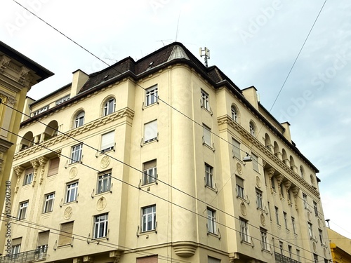 Photography Building facade. Budapest.
