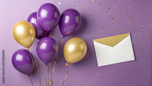 Balloons, envelope, a visually captivating scene