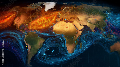 El Niño warms Pacific waters, causing global weather changes like rain, drought, and temperature shifts every few years.
