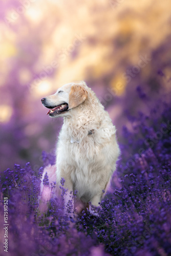 golden retriever puppy in a basket