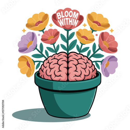 Creative flat style vector collection for Positive Thinking Day showing concepts like thought transformation, optimistic mindset, peace, gratitude, and personal growth ideas
