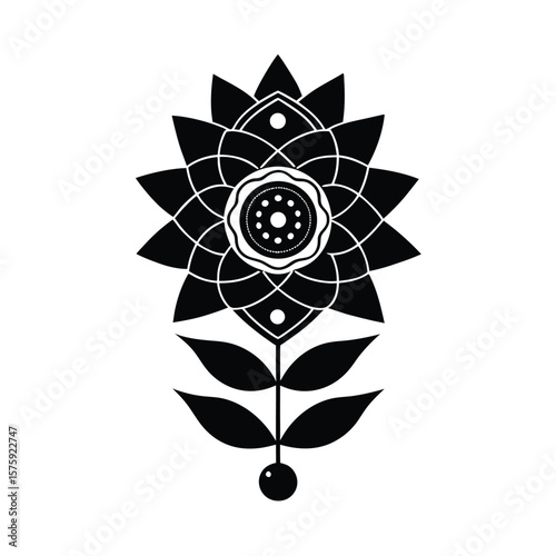 Chakras Painted as Blooming Flowers