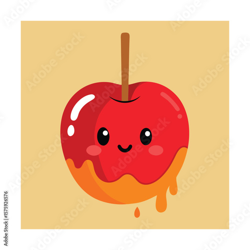 Happy caramel apple