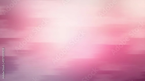 Blurred pink abstract background with VHS noise, retro deconstructive design