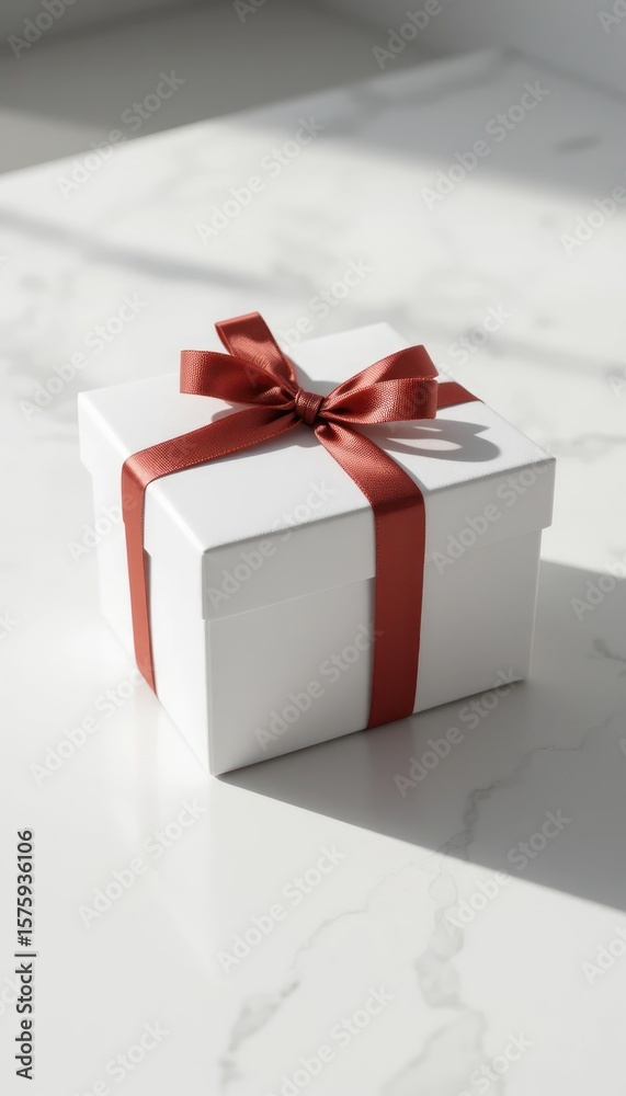Fototapeta premium A Beautifully Wrapped Gift Box