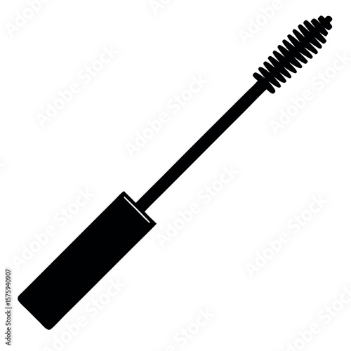 Mascara wand silhouette