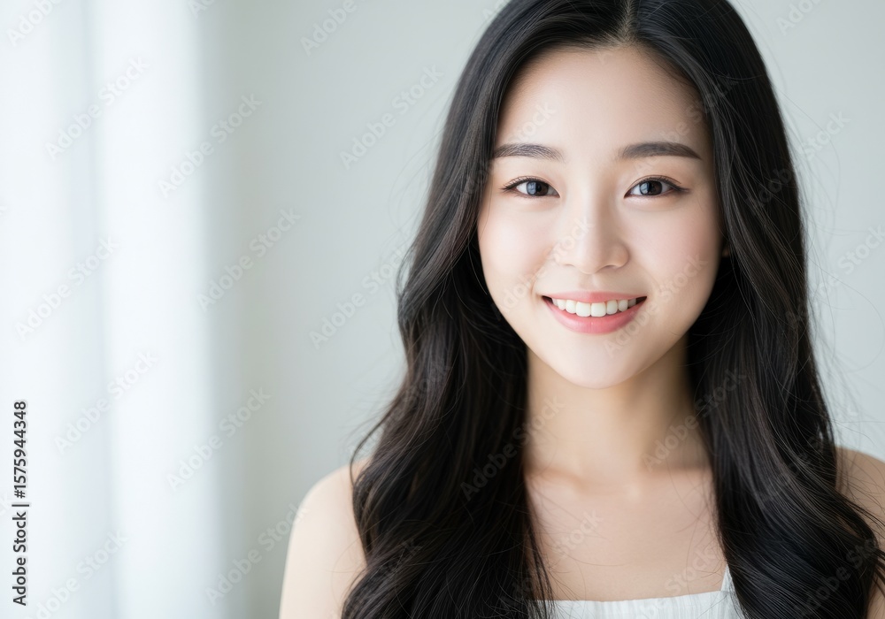 Portrait of a smiling young woman Portrait of a smiling young woman