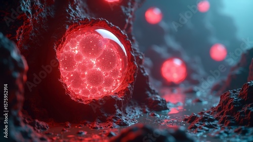 Microscopic Energy Art Scene