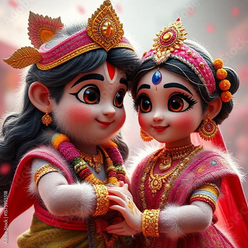 El Señor Krishna Y Radha