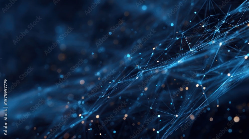 Obraz premium Abstract digital network