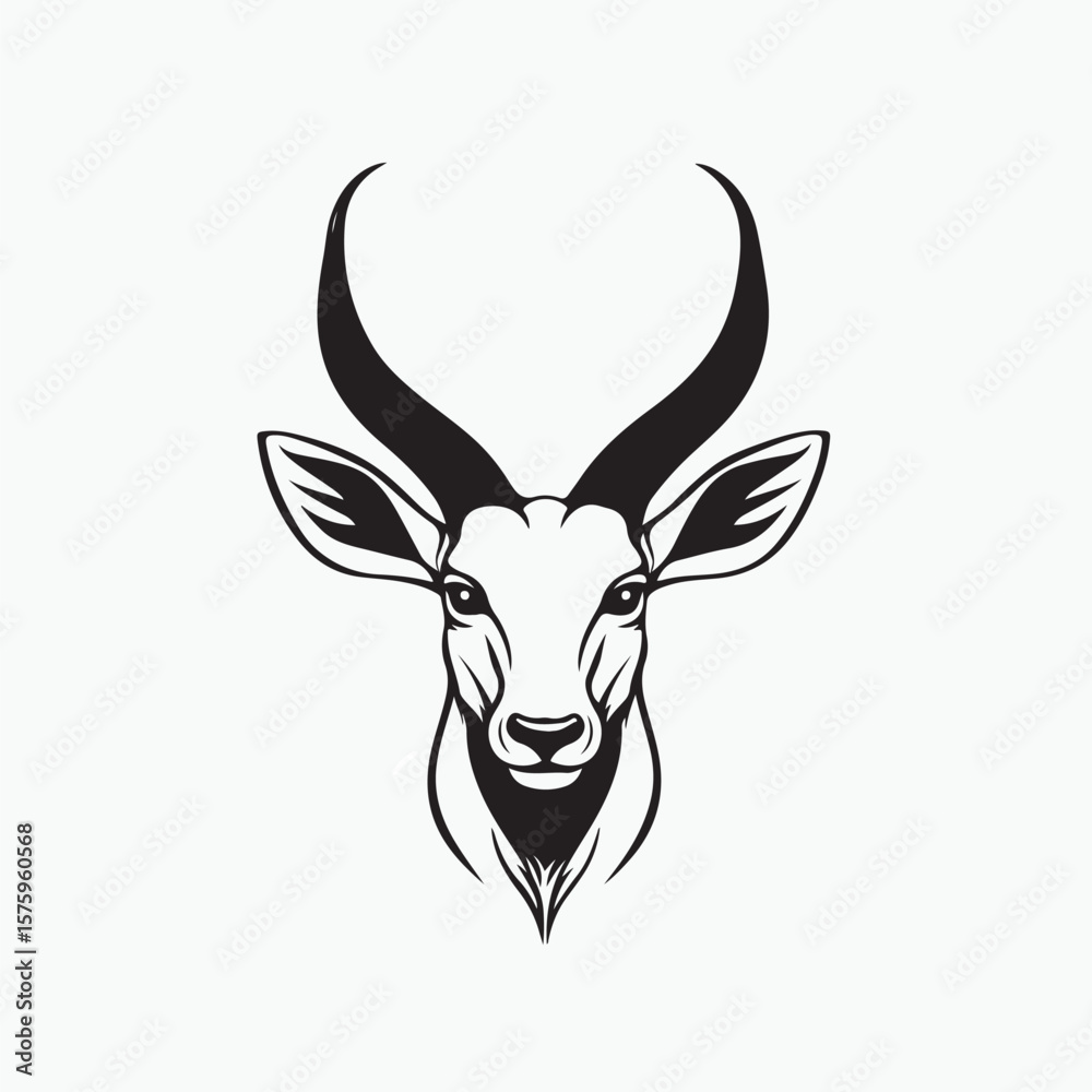 Fototapeta premium deer head vector