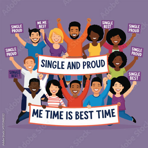 National Singles Day vector set with abstract concepts, minimalist icons, metaphorical art, digital stickers, patterns, and diverse avatars. Solid color celebration designs.









Ask ChatGPT
