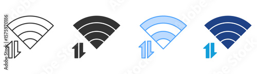 Traffic Icon Set Multiple Style Collection