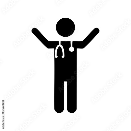 Professional healthcare and medical icon set in outline vector style featuring doctors, nurses, diagnostics, hospital tools, and emergency services for UI and branding

