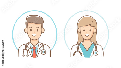 Professional healthcare and medical icon set in outline vector style featuring doctors, nurses, diagnostics, hospital tools, and emergency services for UI and branding

