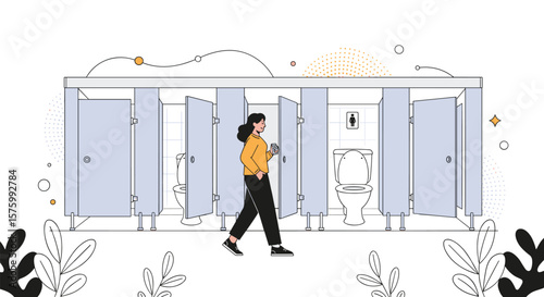 Exploring the Concept of Public Restrooms and Individual Privacy in Shared Spaces