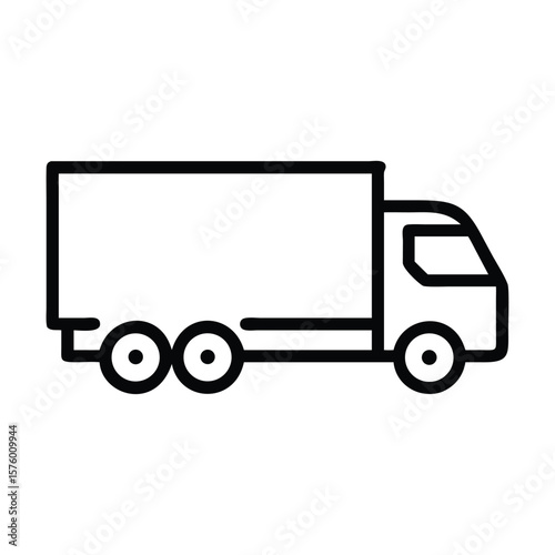 truck on the road