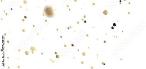 Soft beige and black sphere...