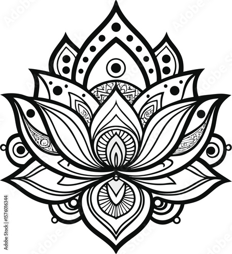 Adobe Illustrator Artwork Circle mandala with vibrant, vintage colors. Colorful card, wallpaper. Relax and meditation poster.