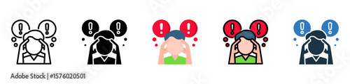 Problem icon multiple style 