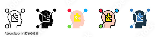Reasoning icon multiple style 