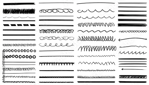 Hand-drawn design elements