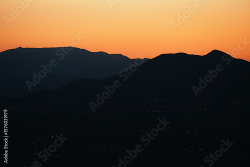 sunset in granada