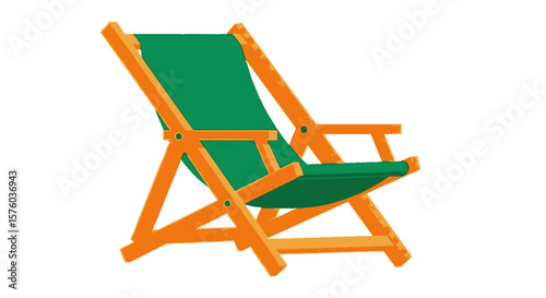 two deck chairs
