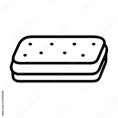 French toast colouring book pages for children and adults with vector design