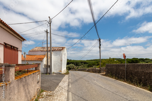 Wallpaper Mural Rural Road and Traditional Houses in Portugal Torontodigital.ca