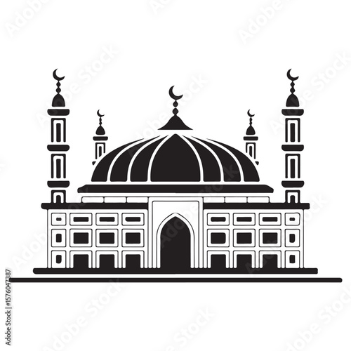 vector illustration of a mosque