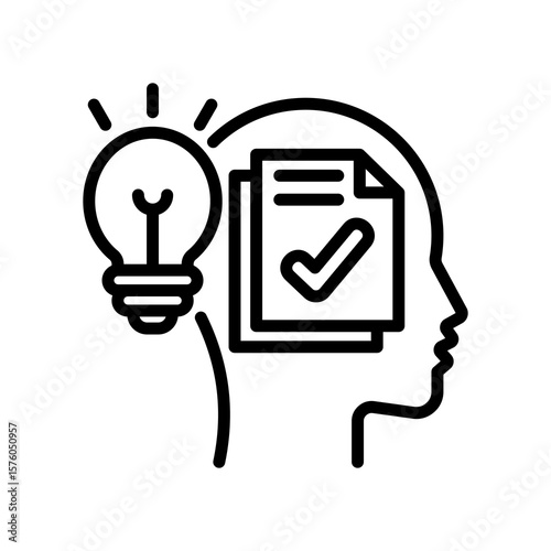 Critical Process line icon