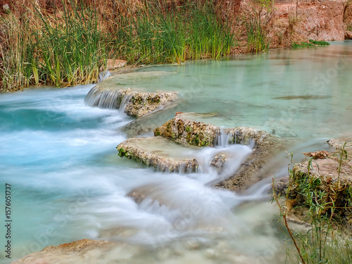 Cascades on Havasu Creek, Havasupai Indian Reservation, Arizona