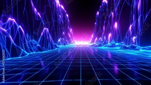 Abstract vibrant background design