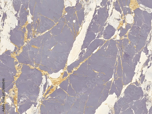 Elegant Purple and Gold Marble Texture Background