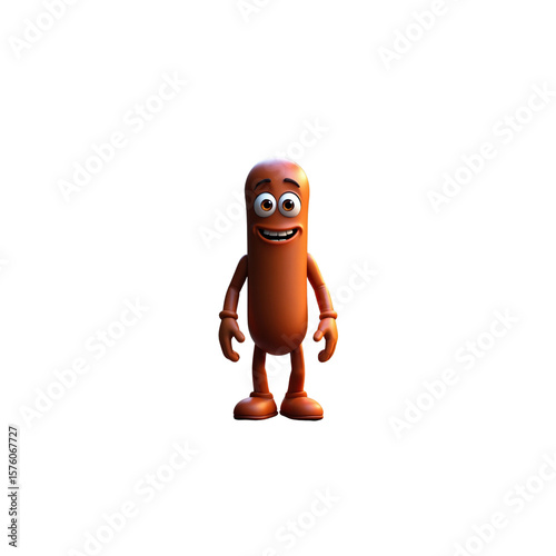 3D Free Fire  game Character Tung Tung Sahur Cartoon