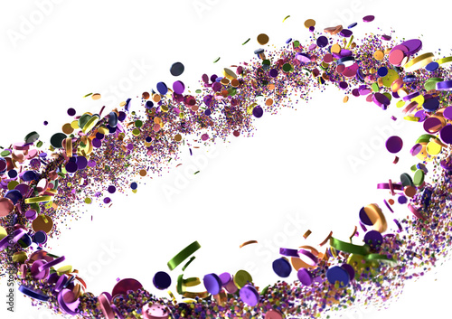 Colorful assorted confetti ...