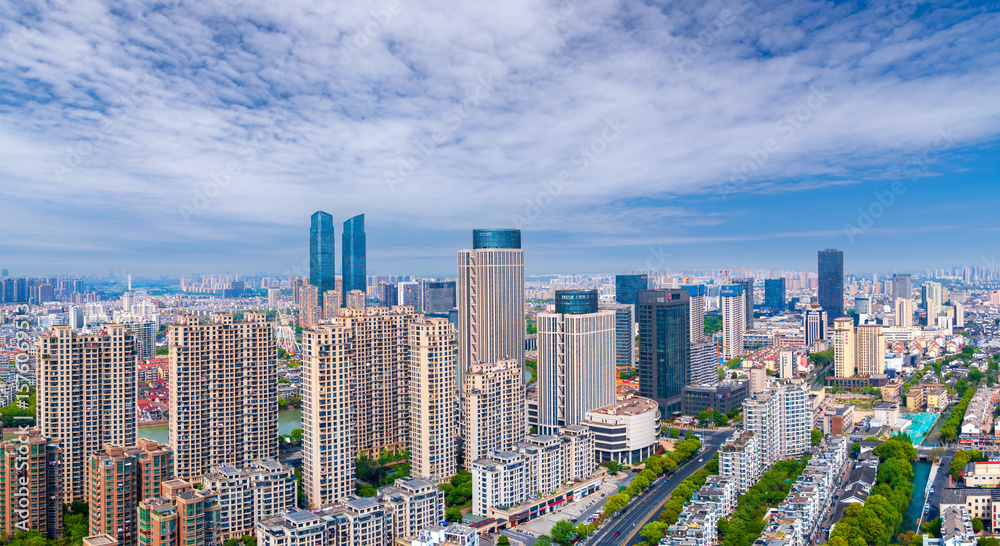 Fototapeta premium Huzhou City, Zhejiang Province, China