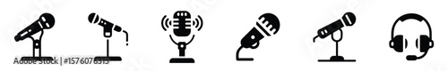 Microphone & Headset Icons