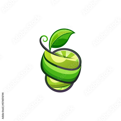 lime peel curl elegant fresh cocktail garnish