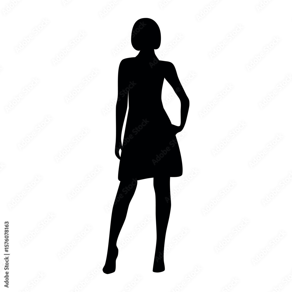 Fototapeta premium woman silhouette