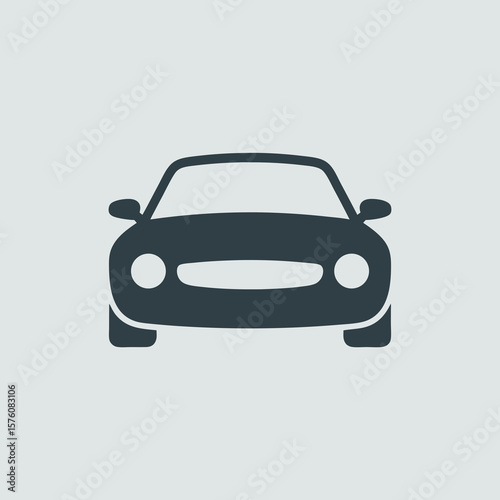 A minimalistic car icon perfect for logos, app icons, websites, and carrelated designs. Ideal for automotive industry businesses.
