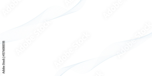Vector abstract background with dynamic blue waves.