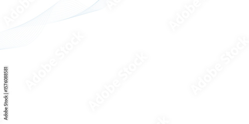Vector abstract background with dynamic blue waves.