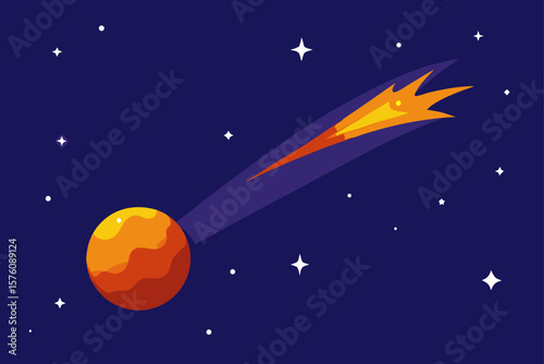 rocket in space