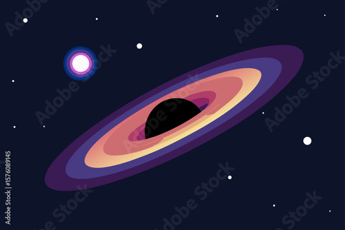 rocket in space