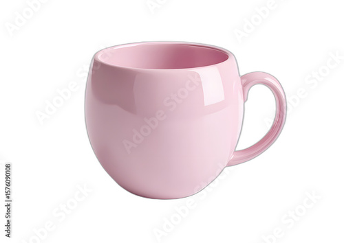 Pretty in Pink Ceramic Mug Still Life