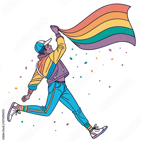 roller skating vector illustration