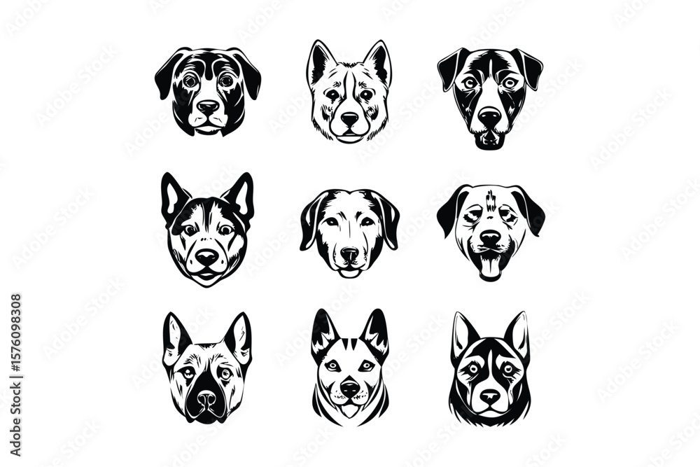 Fototapeta premium The top row includes